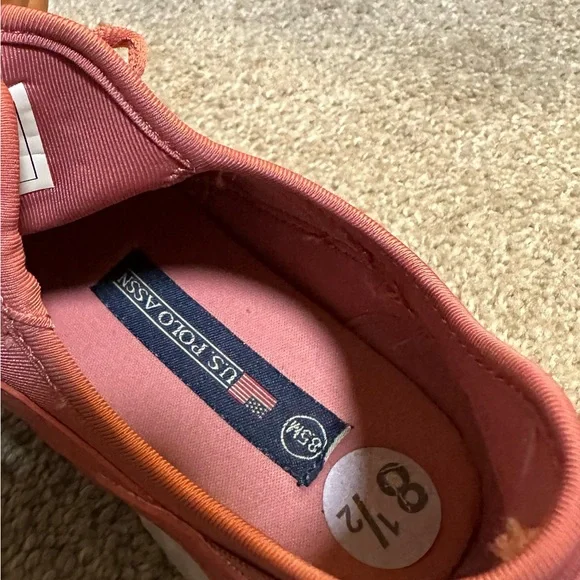 U.S. Polo Assn. Pink Sneakers with White Soles - Picture 5 of 5